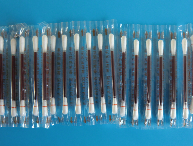 折斷式醫(yī)用級碘伏棉棒 碘酒/酒精棉簽 嬰兒日用品