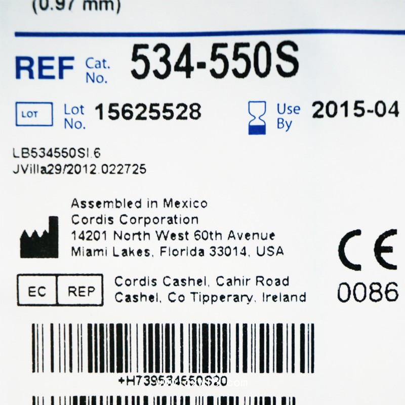 強(qiáng)生Cordis造影導(dǎo)管