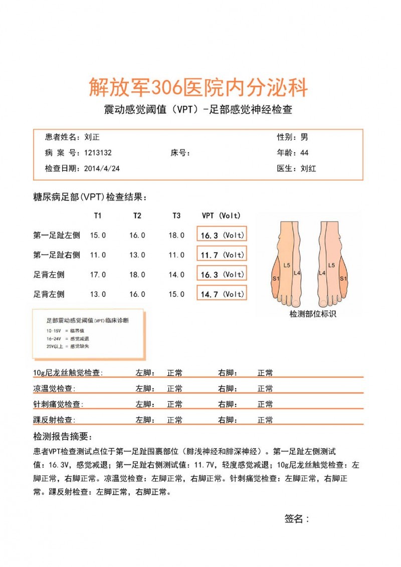 震動(dòng)感覺(jué)閾值檢查儀-便攜版