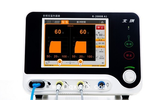 射頻熱凝器新品上市，北京北琪雙極射頻，大觸摸屏