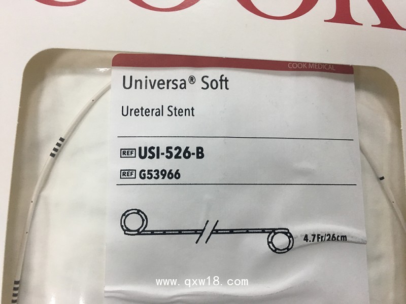 美國庫克 COOK輸尿管支架USI-526-B
