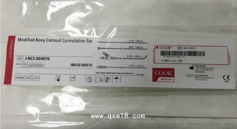 美國庫克輸卵管再通四件套J-NCS-504070