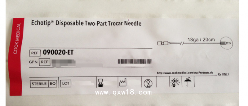 美國庫克套管針090020-ET