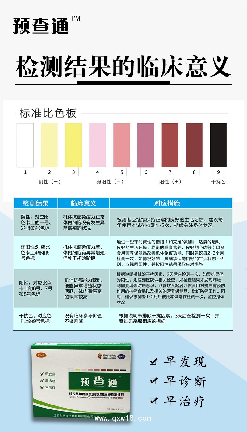預(yù)查通酪氨酸尿液檢測(cè)試劑