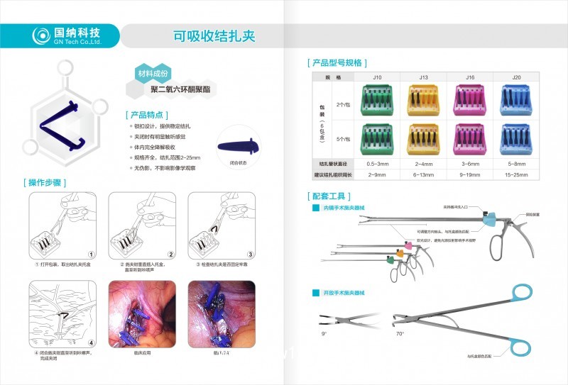 可吸收結(jié)扎夾