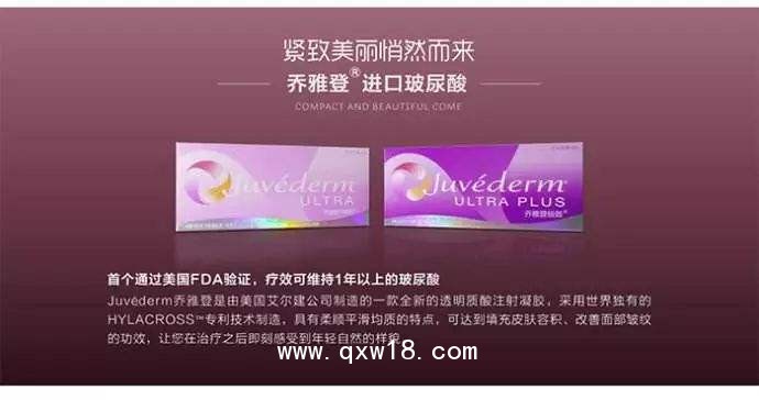 喬雅登玻尿酸2/3/4/5號