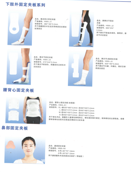 醫(yī)用高分子夾板（骨科外固定）