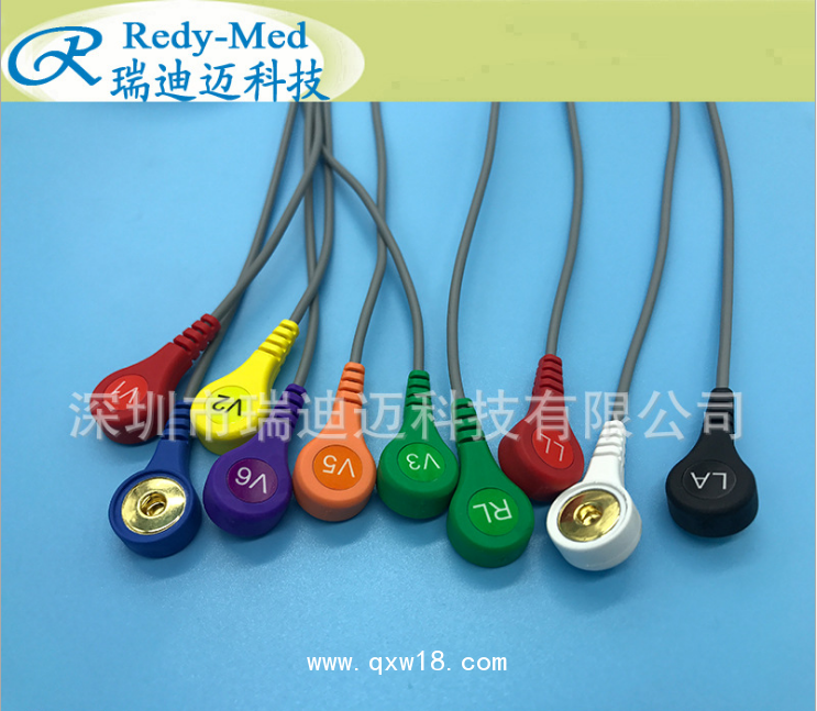 谷山豐動(dòng)態(tài)心電導(dǎo)聯(lián)線(xiàn) 動(dòng)態(tài)心電記錄盒心電導(dǎo)聯(lián)線(xiàn) 12導(dǎo)