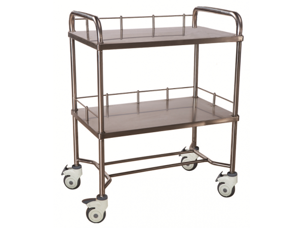 山東欣雨辰 YC-K04全不銹鋼雙層器械車 器械推車