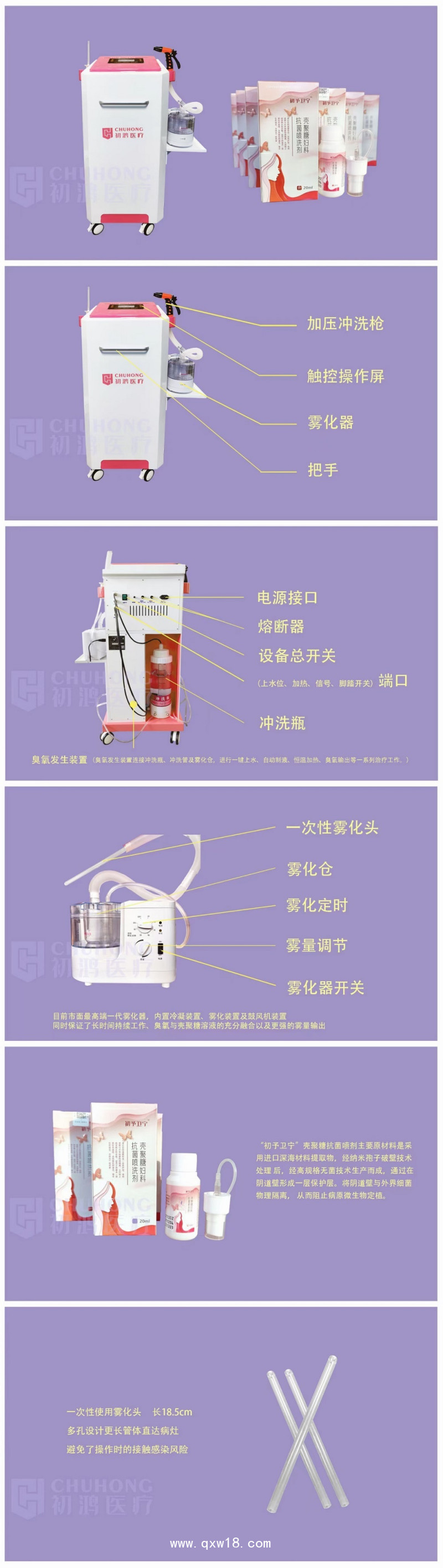 初鴻醫(yī)用臭氧婦科治療儀 婦科臭氧霧化治療儀 婦科臭氧沖洗