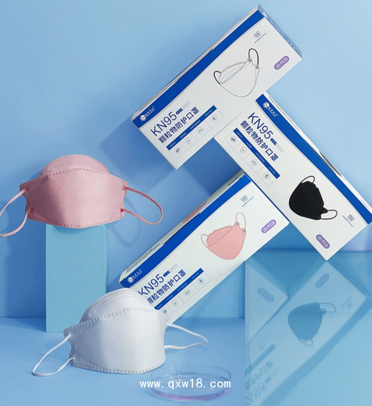 魚嘴型KN95醫(yī)用防護(hù)口罩