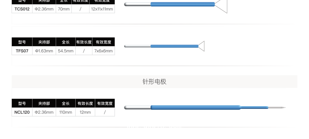 高頻手術(shù)電極