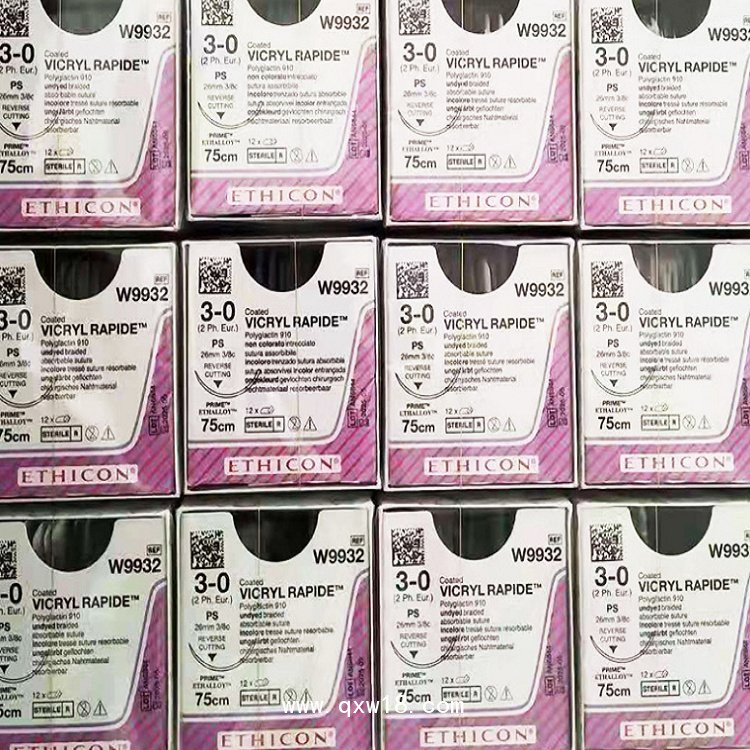 非吸收性縫合線帶針