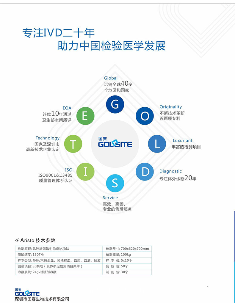 國賽 Aristo 特定蛋白分析儀