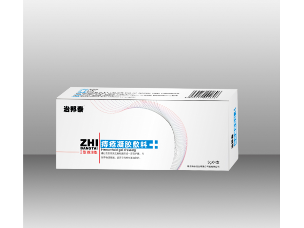治邦泰（痔瘡凝膠敷料）   痔瘡專用  3g*4支