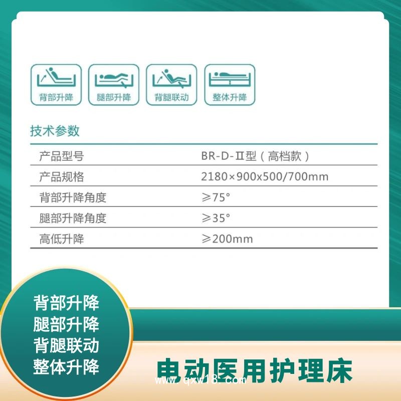 電動(dòng)三功能護(hù)理床