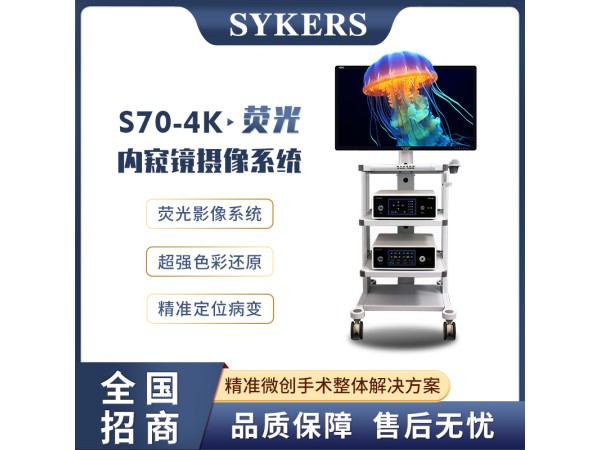 SYKERS 史克斯內(nèi)窺鏡 4K熒光內(nèi)窺鏡攝像系統(tǒng) 4K監(jiān)視器 冷光源 光學(xué)接口 臺(tái)車
