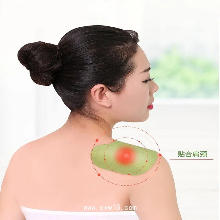 艾草頸椎膝蓋肩周貼 透氣水刺布異形貼 緩解關節(jié)疼痛 廠家OEM定制代工