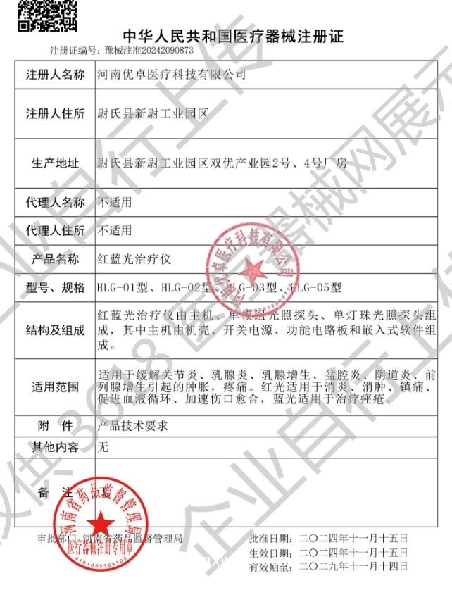 紅藍光治療儀/光譜治療儀