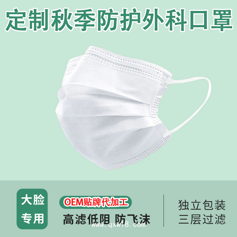 醫(yī)用外科口罩非獨立醫(yī)療級成人三層100只醫(yī)護專用一次性外科防護