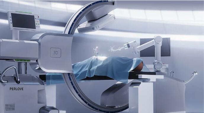 大功率平板三維C形臂+骨科手術(shù)機(jī)器人